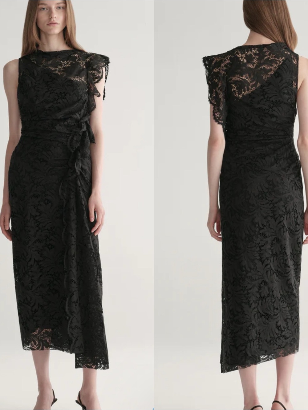 NWT ALC Astrid Lace Midi Dress